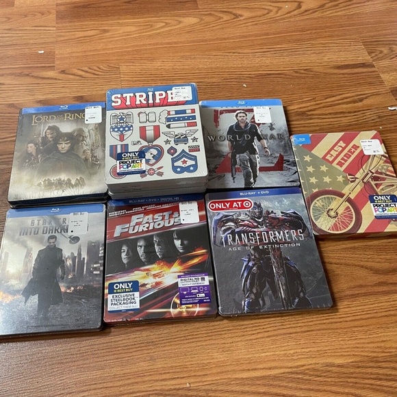 Blu-ray Collector Steelbook Lot of 11 Stripes Transformers Fast Furious